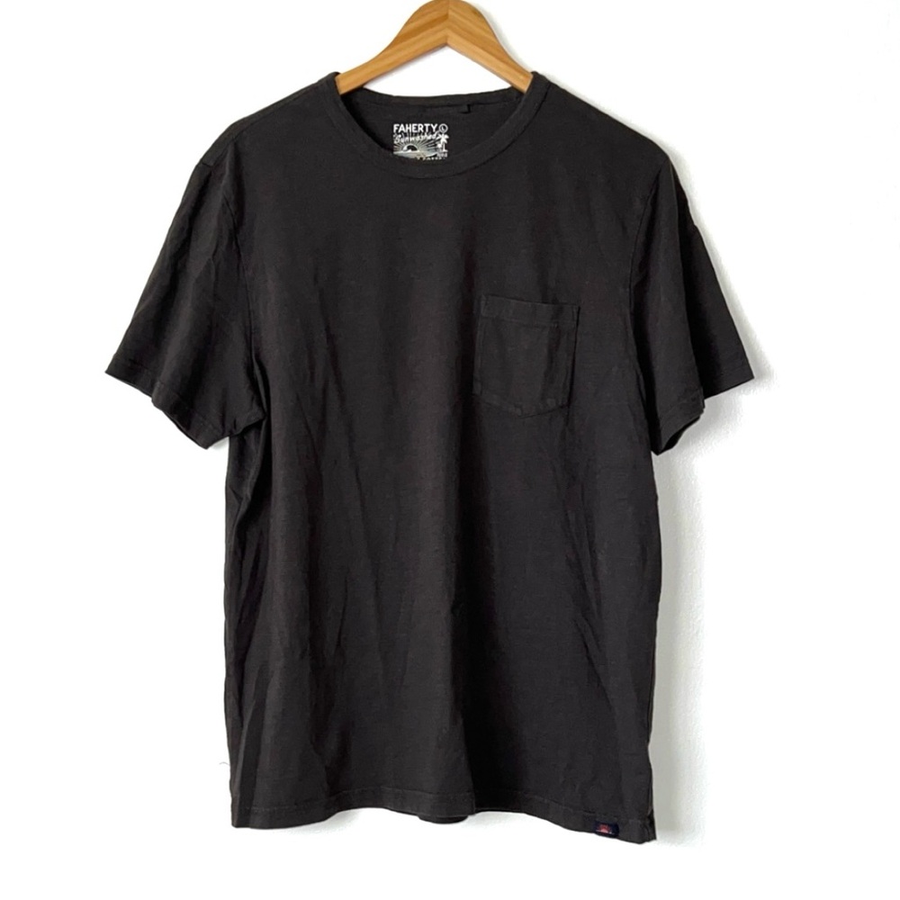FAHERTY Organic Cotton Pocket Tee NWOT